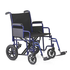 Medline Bariatric Transport Chair, 450 lb & 500 lb