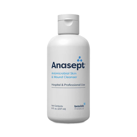 Anasept Antimicrobial Skin and Wound Cleanser, 8oz Dispensing Cap #AYT4008C