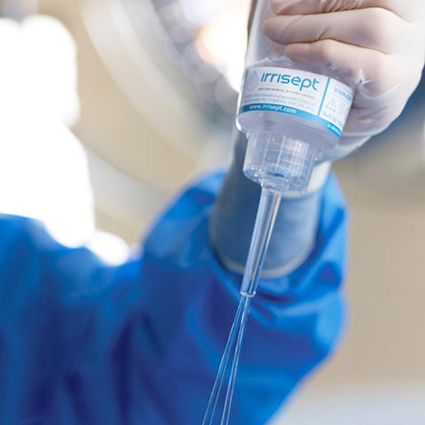 Jet Lavage Irrisept Device, 0.05% CHG, Sterile Package, 150 mL #IRCEPT150USA
