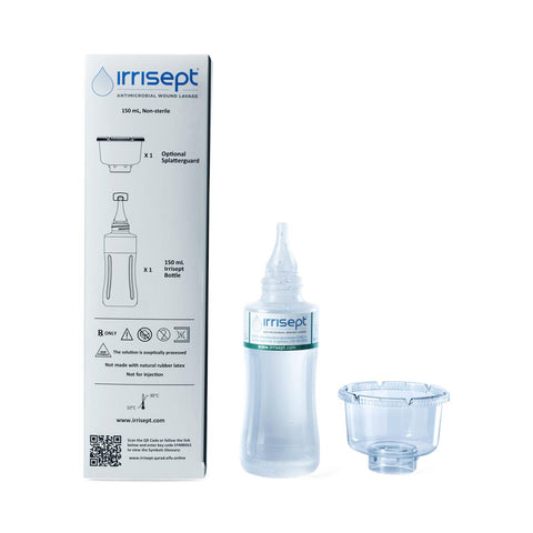 Antimicrobial Wound Lavage Irrisept Device, 0.05% CHG, Nonsterile, 150 mL #IRCPT150NUSA