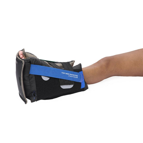 Medline HeelMedix FootCheck Heel Protector with Stabilizing Wedge, Standard, 11"-19" (27.9- 48.2 cm) #MDT824440SW