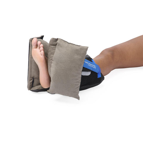 Medline HeelMedix FootCheck Heel Protector with Stabilizing Wedge, Standard, 11"-19" (27.9- 48.2 cm) #MDT824440SW