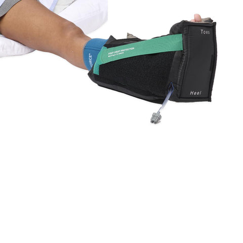 Medline HeelMedix FootCheck Heel Protector with Stabilizing Wedge, Standard, 11"-19" (27.9- 48.2 cm) #MDT824440SW