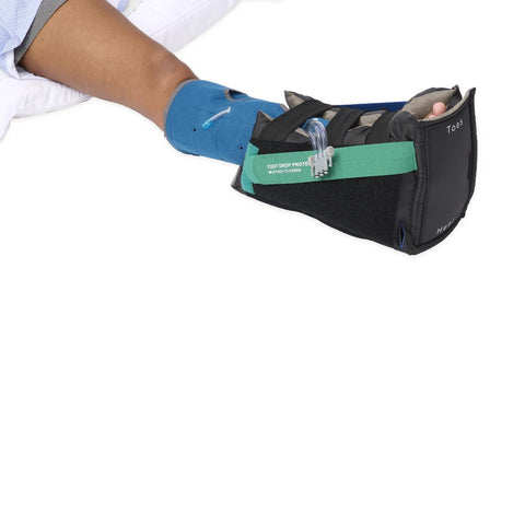 Medline HeelMedix FootCheck Heel Protector with Stabilizing Wedge, Standard, 11"-19" (27.9- 48.2 cm) #MDT824440SW