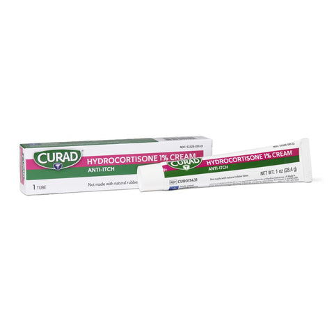 Medline CURAD Hydrocortisone Cream, 1%, 1 oz. Tube
