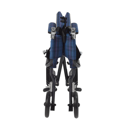 Drive Medical Fly-Lite Aluminum Transport Chair #DFL19-BLK/ DFL19-RD/ DFL19-BL