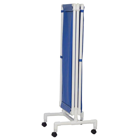 MJM International Portable Privacy Screen With Casters - Flame Retardant #7003-2