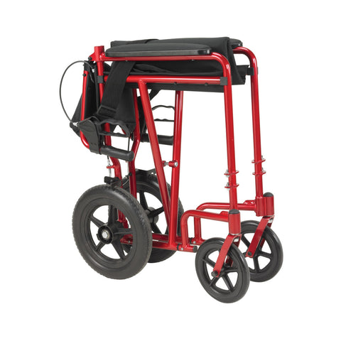 Drive Medical Lightweight Expedition Aluminum Transport Chair #EXP19LTRD/ EXP19LTBL