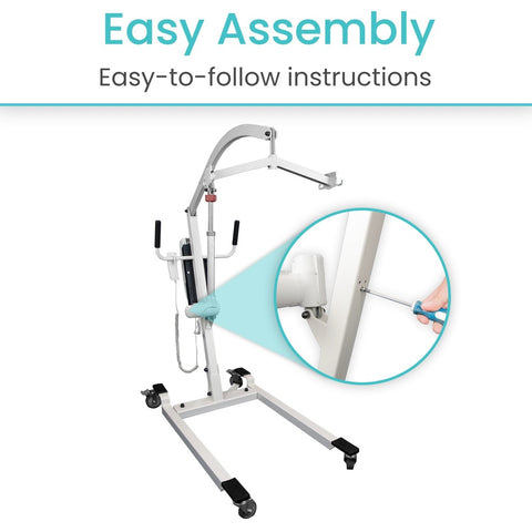 Electric Patient Lift #MOB1076WHT
