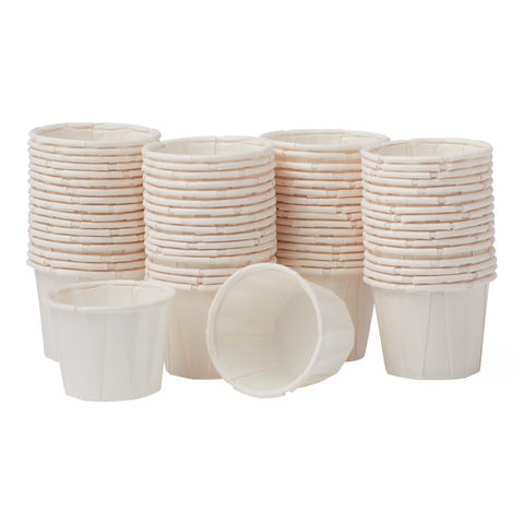 Souffle Cup 0.75 oz. Paper White Disposable #NON024215