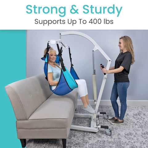 Hydraulic Patient Lift With Sling #MOB1068SLG