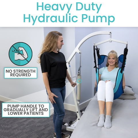 Hydraulic Patient Lift With Sling #MOB1068SLG