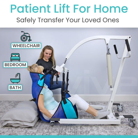 Hydraulic Patient Lift With Sling #MOB1068SLG