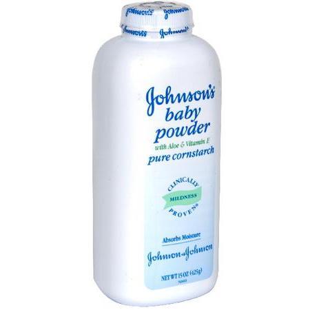 Johnson's Cornstarch Baby Powder with Aloe Vera and Vitamin E, 1.5 oz.