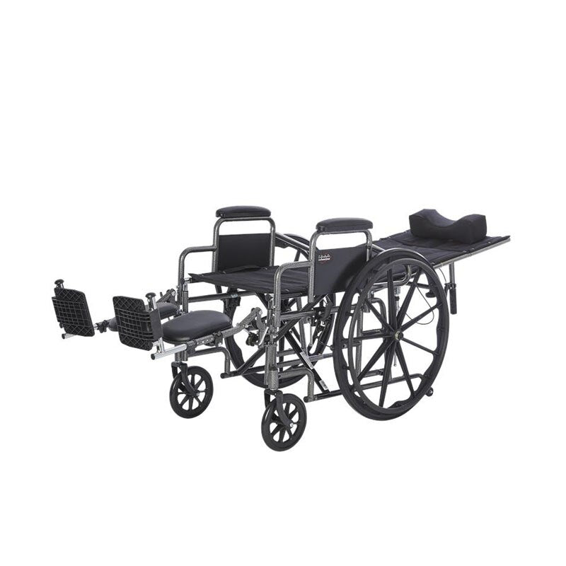 Deluxe Reclining Desk Arm Wheelchair