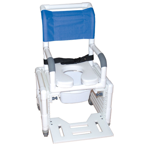 MJM International LAGUNA 114-L-3TL-ADJ Pediatric Adjustable Shower Commode Chair #LAGUNA 114-L-3TL-ADJ