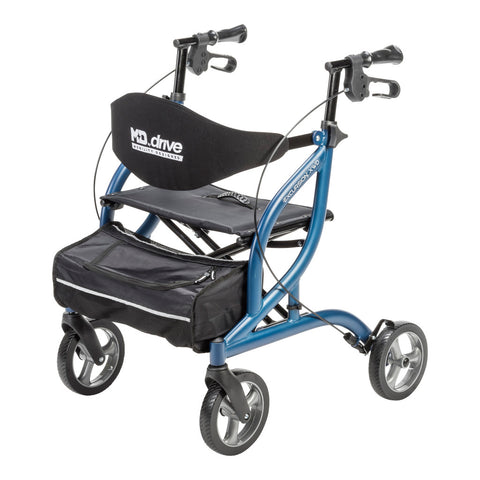 Drive Medical MD by Drive Excursion XWD Rollator, Lightweight/Side-Fold #MD700929BL