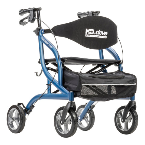 Drive Medical MD by Drive Excursion XWD Rollator, Lightweight/Side-Fold #MD700929BL