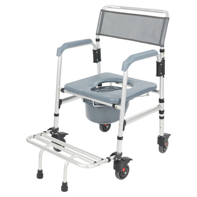 Core Shower Commode Transport Wheelchair (17", 275 lbs) #MOB1115