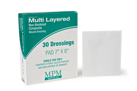 Multi-Layered Non-Bordered Composite Wound Dressing™