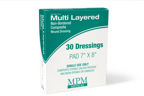 Multi-Layered Non-Bordered Composite Wound Dressing™