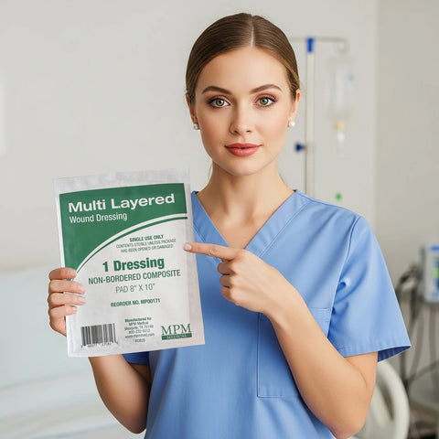 Multi-Layered Non-Bordered Composite Wound Dressing™