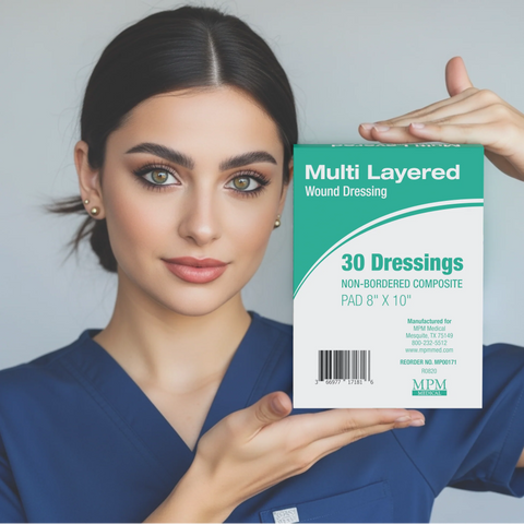 Multi-Layered Non-Bordered Composite Wound Dressing™