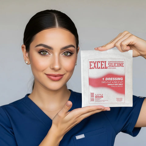Excel Superabsorbent Silicone Dressing ™