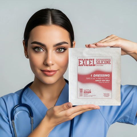 Excel Superabsorbent Silicone Dressing ™