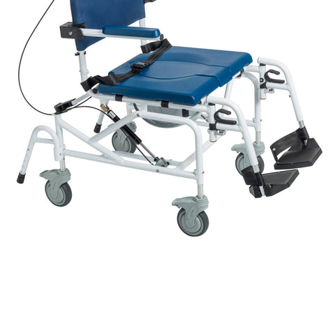 Drive Medical Tilting Aluminum Rehab Shower Chair Commode #NRS18010