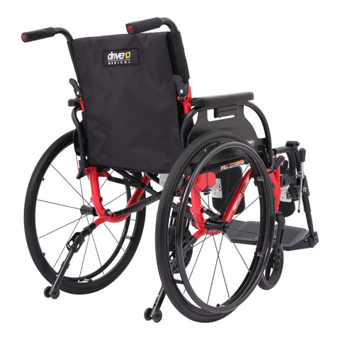 Drive Medical Nitro Cruise™ Wheelchair #NW20FBADABK-ELR
