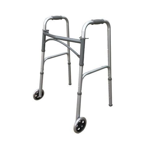 Bariatric Extra Wide Two Button Folding Walker