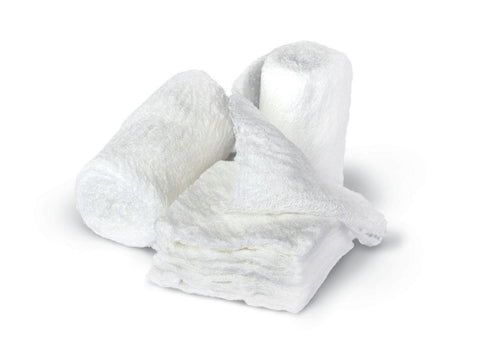 Fluff Dressing Bulkee II® Cotton 6-Ply 6" x 6.75" Rectangle Sterile