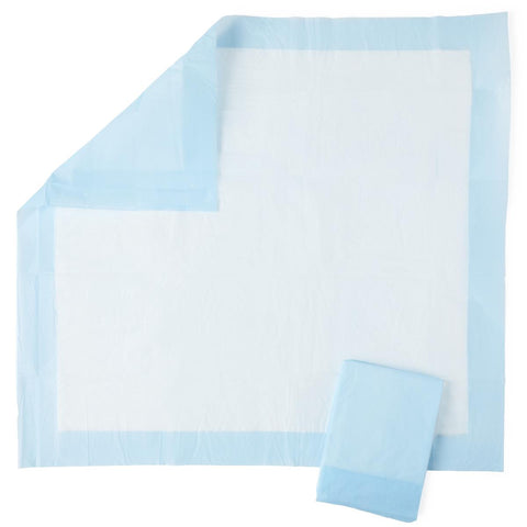 Disposable Underpad Protection Plus® 23 X 24 Inch Fluff Light Absorbency #MSC281225