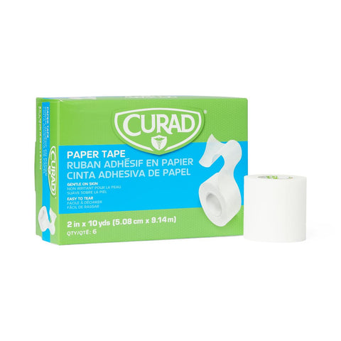 Medical Tape Curad® Skin Friendly Paper White NonSterile