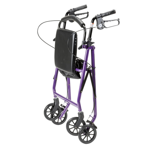 Drive Medical Aluminum Rollator, 6" Casters #R726RD