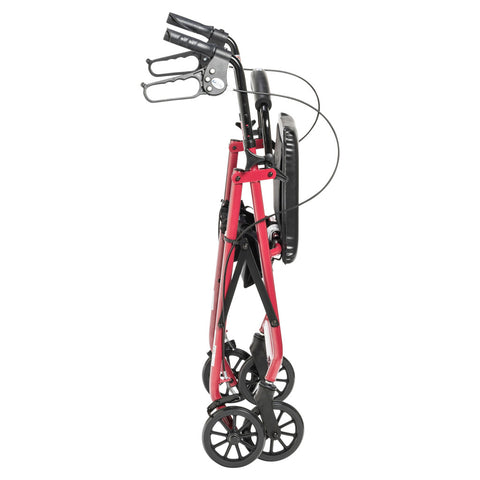 Drive Medical Aluminum Rollator, 6" Casters #R726RD