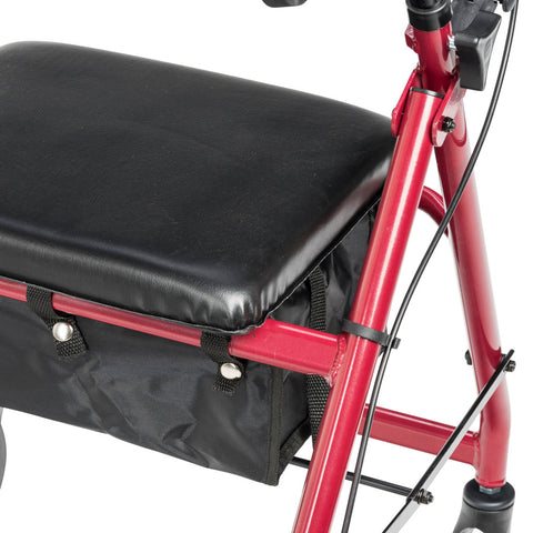 Drive Medical Aluminum Rollator, 7.5" Casters #R728BL / #R728RD