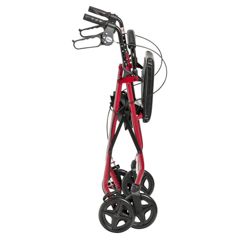 Drive Medical Aluminum Rollator, 7.5" Casters #R728BL / #R728RD