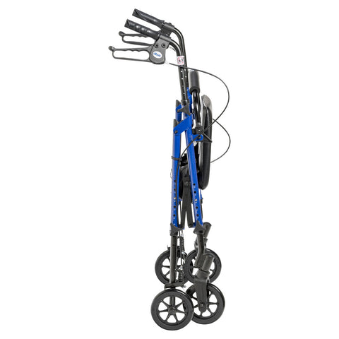 Drive Medical Adjustable Height Rollator, 6" Casters,  #RTL10261BL / #RTL10261RD