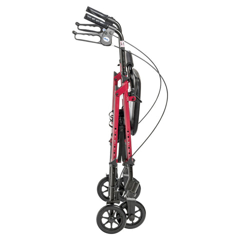 Drive Medical Adjustable Height Rollator, 6" Casters,  #RTL10261BL / #RTL10261RD