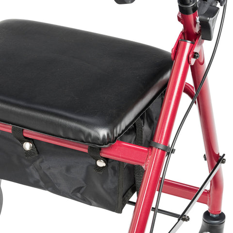 Drive Medical Adjustable Height Rollator, 6" Casters,  #RTL10261BL / #RTL10261RD
