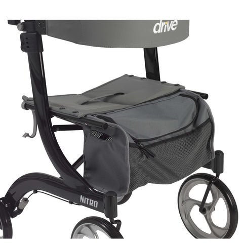 Drive Medical Nitro Aluminum Rollator, 10" Casters, 1 Count