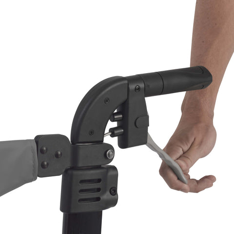 Drive Medical Nitro Aluminum Rollator, 10" Casters, 1 Count