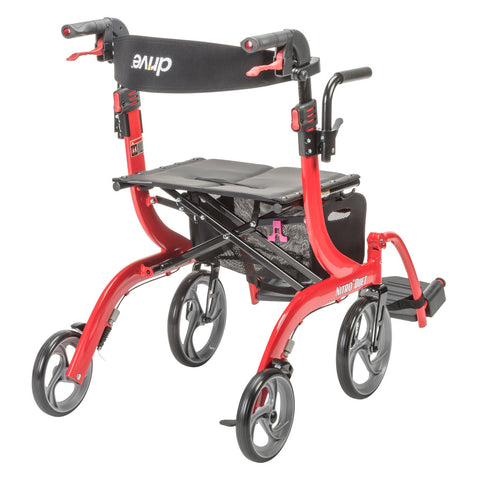 Drive Medical Nitro® Duet Rollator and Transport Chair #RTL10266DT