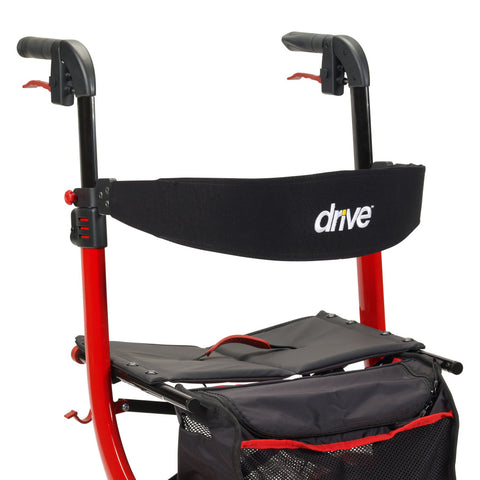 Drive Medical Nitro Aluminum Rollator, 10" Casters, 1 Count