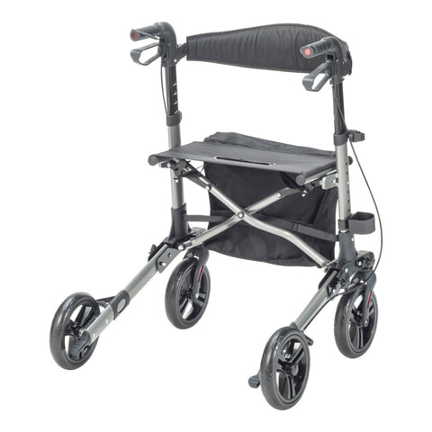 Drive Medical Compact Folding Rollator #RTL10288BK