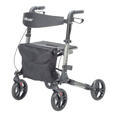 Drive Medical Compact Folding Rollator #RTL10288BK