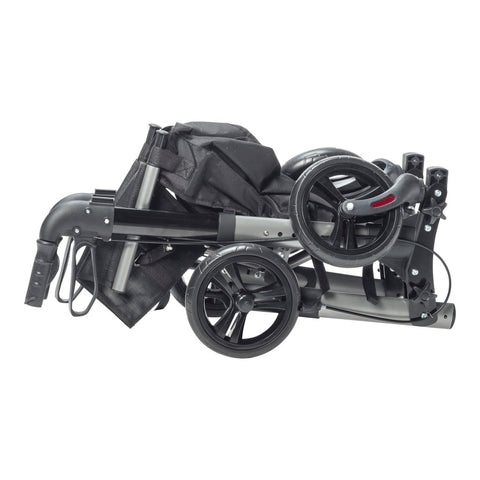 Drive Medical Compact Folding Rollator #RTL10288BK