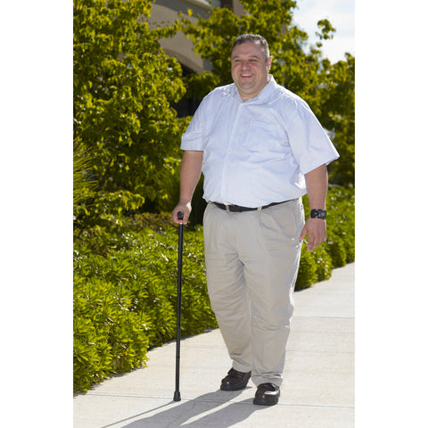 Drive Medical Bariatric Aluminum Folding Cane, Height Adjustable #RTL10304HD